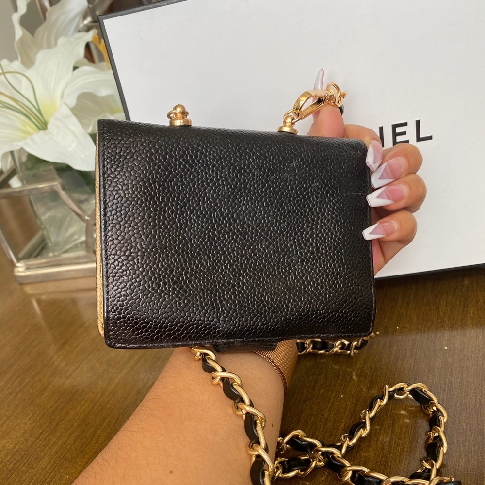 Chanel caviar leather wallet - Picture 2 of 10